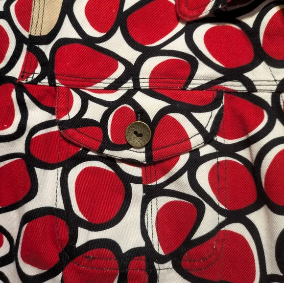 Ruby Rd. Abstract Denim Jacket - Picture 4 of 5